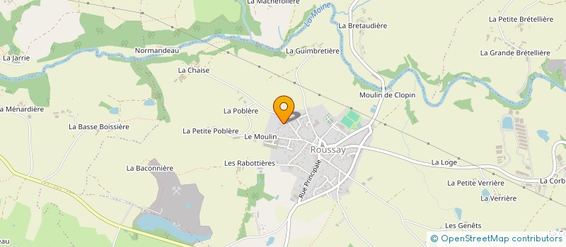 localisation de l'entreprise MADAME SANDRINE HUTEAU  SEVREMOINE