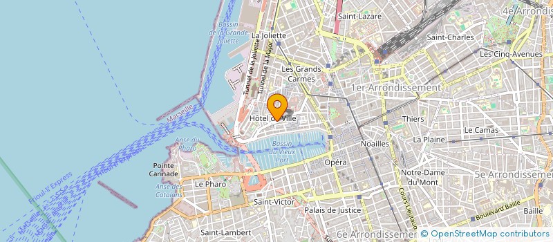 localisation de l'entreprise MADAME SANDRINE INES CHAGNIARD à MARSEILLE