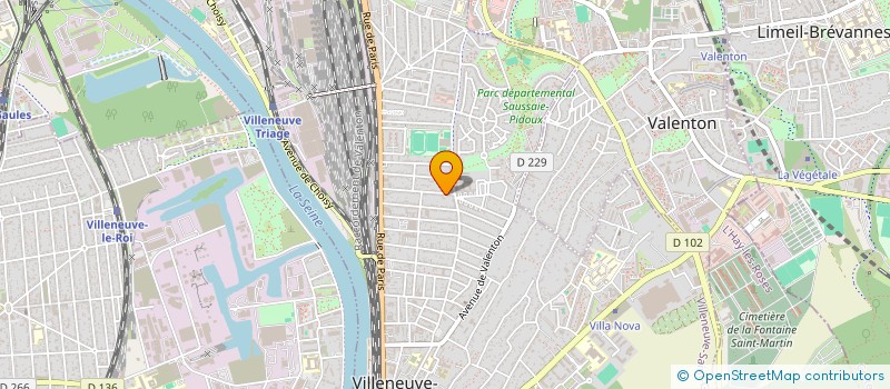 localisation de l'entreprise MADAME SANDRINE INI  VILLENEUVE-SAINT-GEORGES