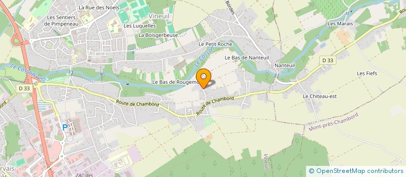 localisation de l'entreprise MADAME SANDRINE ISABEL à VINEUIL