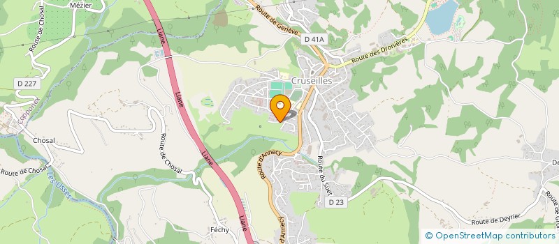 localisation de l'entreprise MADAME SANDRINE ISAMBERT  CRUSEILLES