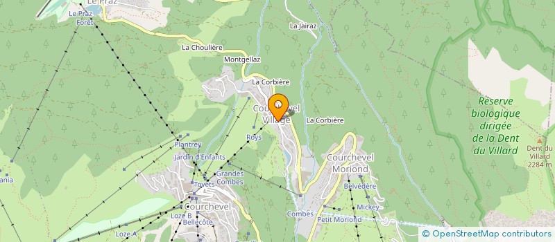 localisation de l'entreprise MADAME SANDRINE ISNARD à COURCHEVEL