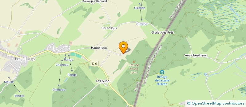 localisation de l'entreprise MADAME SANDRINE JACINTO NUNES  LES FOURGS