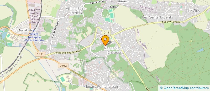 localisation de l'entreprise MADAME SANDRINE JACQUELARD  NEAUPHLE-LE-CHATEAU