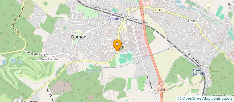 localisation de l'entreprise MADAME SANDRINE JACQUEMET  DOMONT