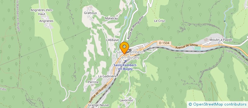 localisation de l'entreprise MADAME SANDRINE JACQUES  SAINT-RAMBERT-EN-BUGEY