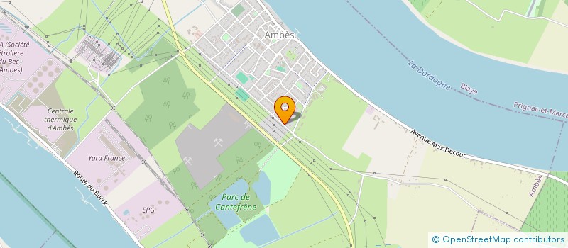 localisation de l'entreprise MADAME SANDRINE JANIN  AMBES