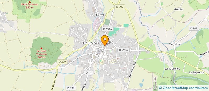 localisation de l'entreprise MADAME SANDRINE JAUSSI à BILLOM