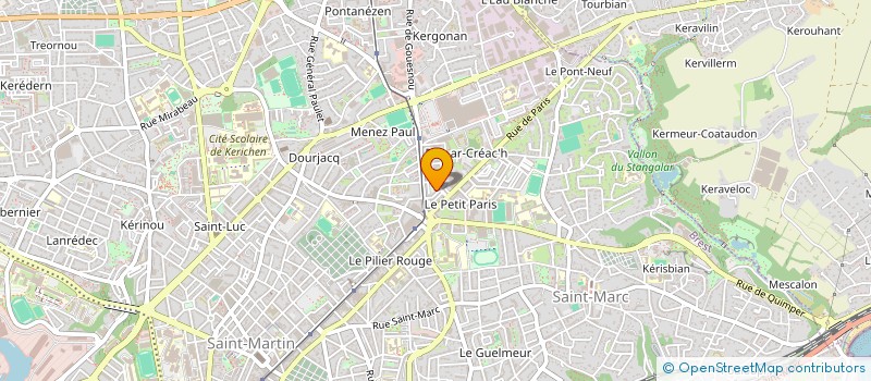 localisation de l'entreprise MADAME SANDRINE JERRUZ-PEREZ à BREST
