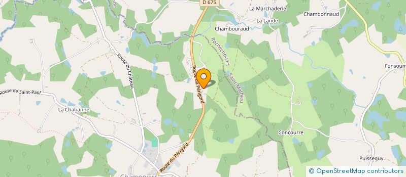 localisation de l'entreprise MADAME SANDRINE JEUNET  CHAMPNIERS-ET-REILHAC