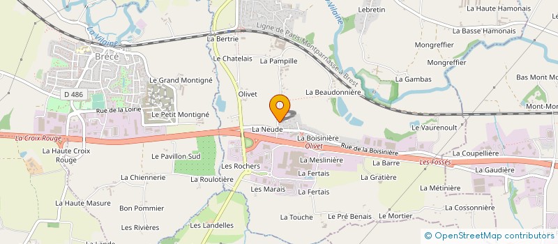 localisation de l'entreprise MADAME SANDRINE JOANNON à SERVON-SUR-VILAINE