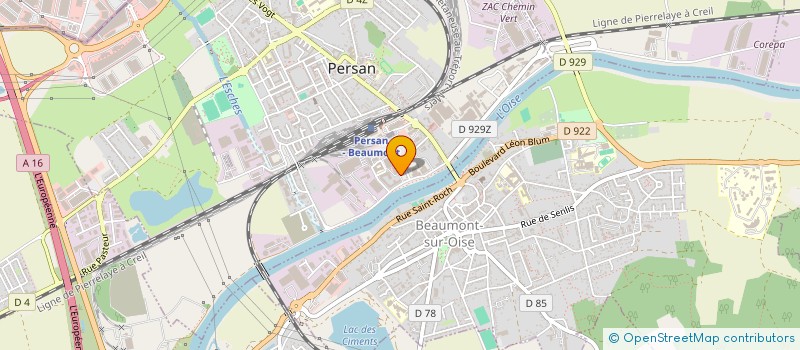 localisation de l'entreprise MADAME SANDRINE JOSEPH  PERSAN