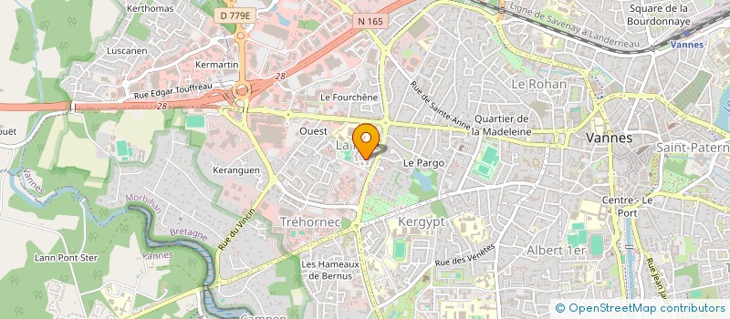 localisation de l'entreprise MADAME SANDRINE JOUBERT à VANNES