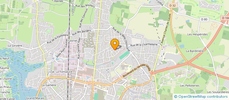 localisation de l'entreprise MADAME SANDRINE JOULAIN à LES SABLES-D'OLONNE