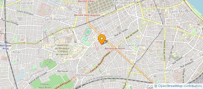 localisation de l'entreprise MADAME SANDRINE JOUNET à BORDEAUX