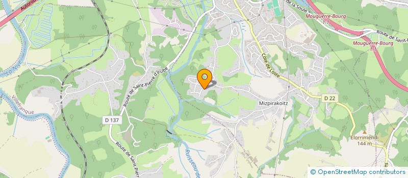 localisation de l'entreprise MADAME SANDRINE JOURDAIN à SAINT-PIERRE-D'IRUBE