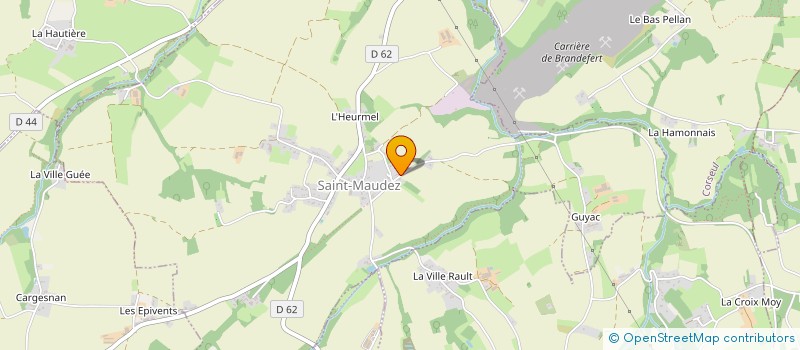 localisation de l'entreprise MADAME SANDRINE JOUSSEAUME à SAINT-MAUDEZ