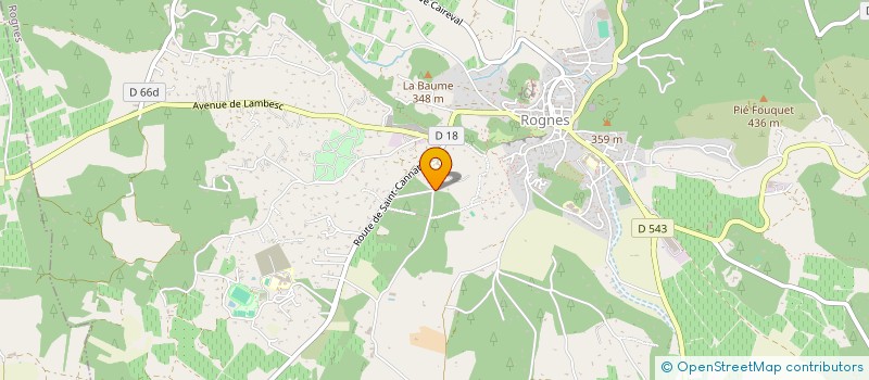 localisation de l'entreprise MADAME SANDRINE JOUVE  ROGNES