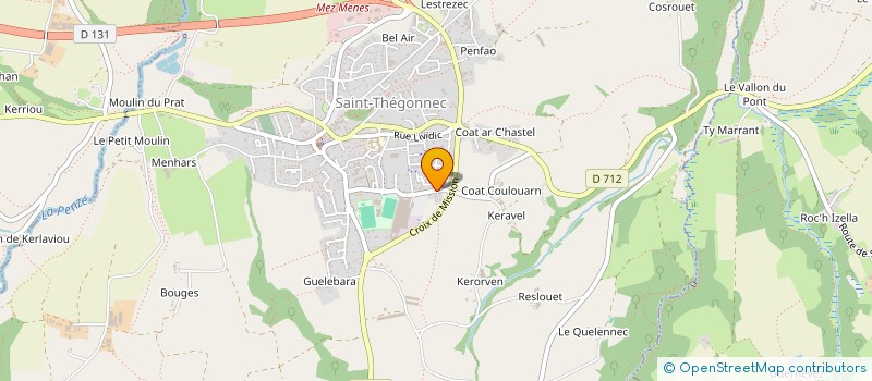 localisation de l'entreprise MADAME SANDRINE JUDON  SAINT-THEGONNEC LOC-EGUINER