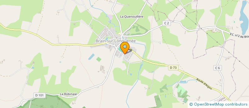 localisation de l'entreprise MADAME SANDRINE JULHE  ERDRE-EN-ANJOU