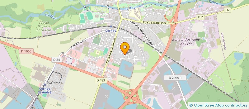 localisation de l'entreprise MADAME SANDRINE KAEMMERLEN  MITZACH