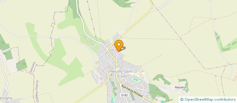 localisation de l'entreprise MADAME SANDRINE KALINSKI  NEUILLY-SAINT-FRONT