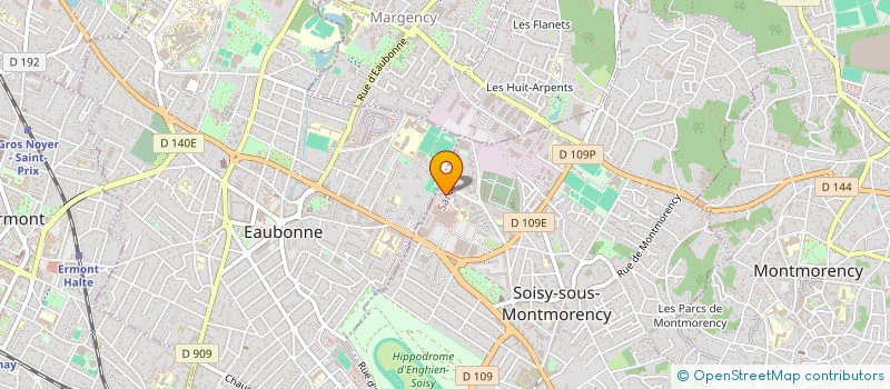 localisation de l'entreprise MADAME SANDRINE KANGNE à SOISY-SOUS-MONTMORENCY