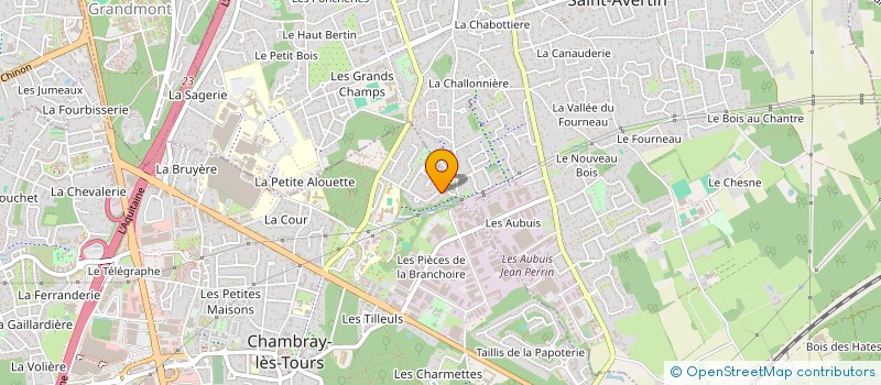 localisation de l'entreprise MADAME SANDRINE KATTOOR  CHAMBRAY-LES-TOURS