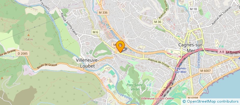 localisation de l'entreprise MADAME SANDRINE KEMPA à CAGNES-SUR-MER