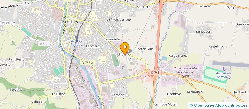 localisation de l'entreprise MADAME SANDRINE KEMPA  PONTIVY