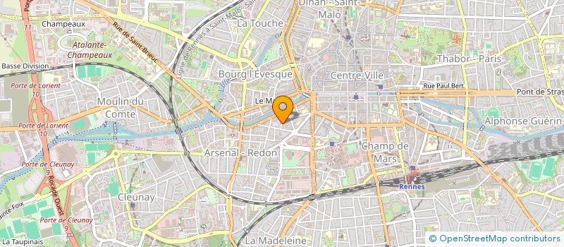 localisation de l'entreprise MADAME SANDRINE KERESPARS  RENNES
