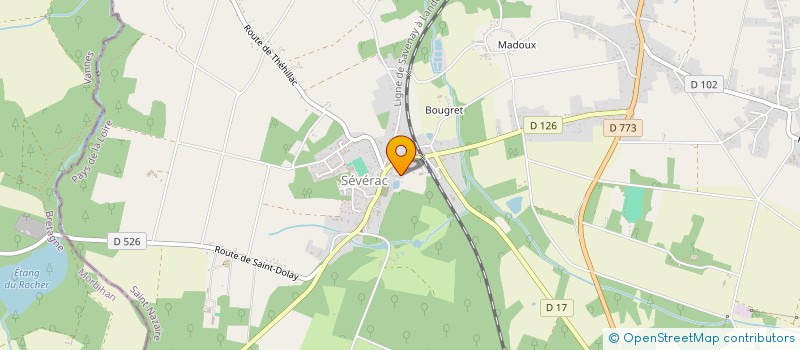 localisation de l'entreprise MADAME SANDRINE KERIHUEL  SEVERAC