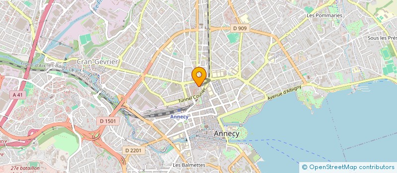 localisation de l'entreprise MADAME SANDRINE KERISIT à ANNECY