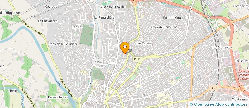 localisation de l'entreprise MADAME SANDRINE KHUU-DUC  BEZIERS