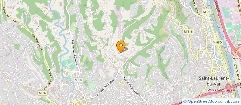 localisation de l'entreprise MADAME SANDRINE KLEIN  CAGNES-SUR-MER