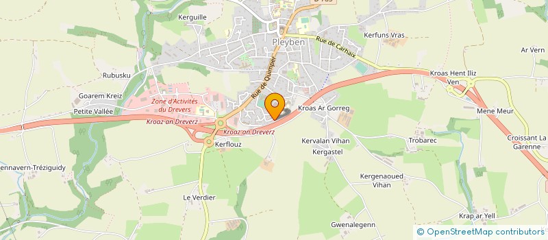 localisation de l'entreprise MADAME SANDRINE KLEIN  PLEYBEN