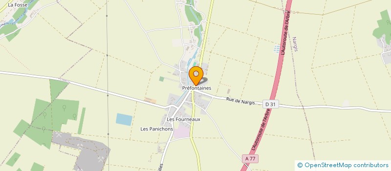 localisation de l'entreprise MADAME SANDRINE KLEIN à PREFONTAINES