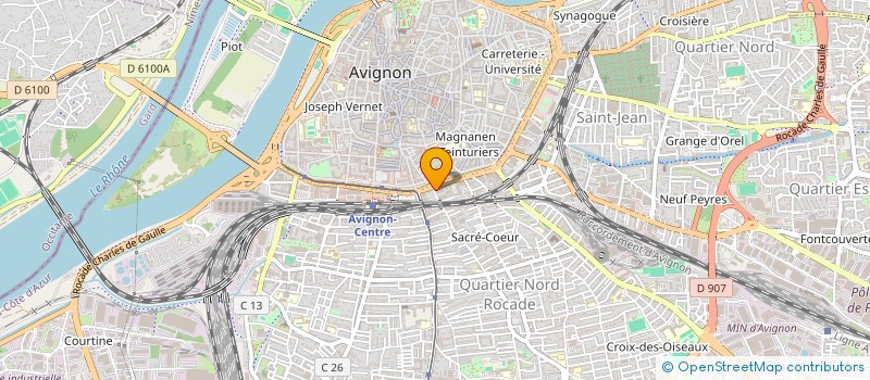 localisation de l'entreprise MADAME SANDRINE KOTTO  AVIGNON