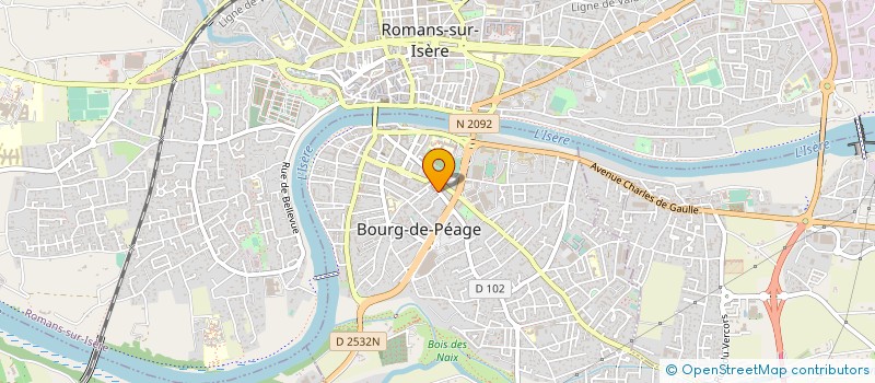 localisation de l'entreprise MADAME SANDRINE KRAMER à BOURG-DE-PEAGE