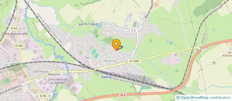 localisation de l'entreprise MADAME SANDRINE KRANTZ  REDING