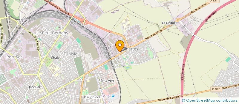 localisation de l'entreprise MADAME SANDRINE KRIEGEL  REIMS