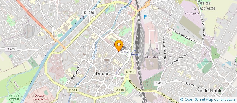 localisation de l'entreprise MADAME SANDRINE KUJAWIAK à DOUAI