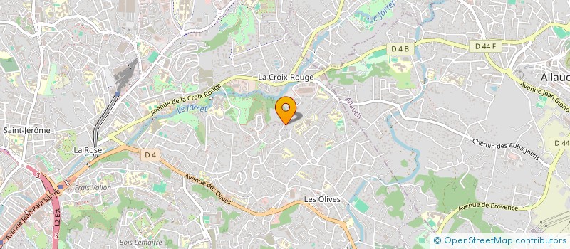 localisation de l'entreprise MADAME SANDRINE LA PIANA  MARSEILLE