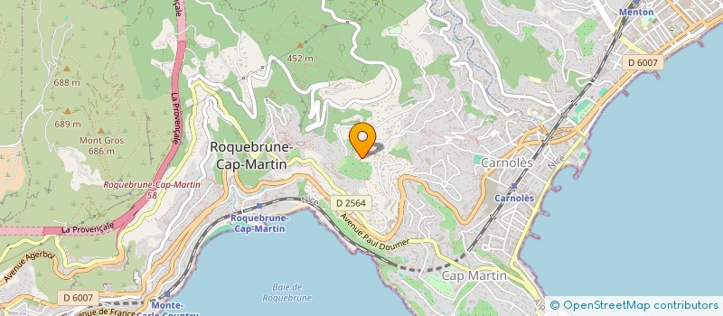 localisation de l'entreprise MADAME SANDRINE LABAYE à ROQUEBRUNE-CAP-MARTIN