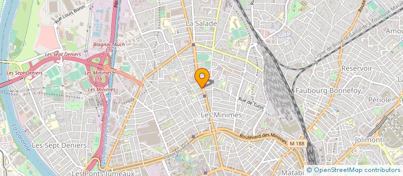 localisation de l'entreprise MADAME SANDRINE LACASSAGNE à TOULOUSE
