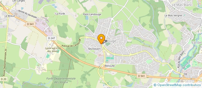 localisation de l'entreprise MADAME SANDRINE LACATON à LIMOGES