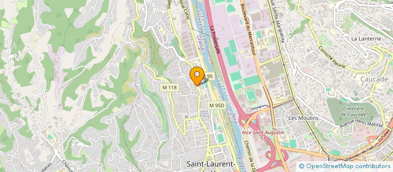 localisation de l'entreprise MADAME SANDRINE LACOLOMBE à SAINT-LAURENT-DU-VAR