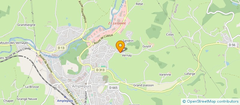 localisation de l'entreprise MADAME SANDRINE LACOMBE à RONNO