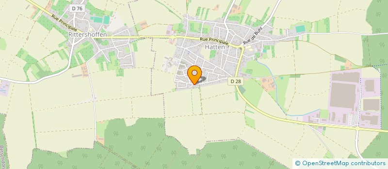 localisation de l'entreprise MADAME SANDRINE LACOMBE  HATTEN