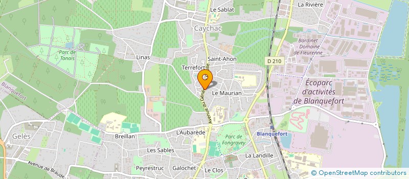 localisation de l'entreprise MADAME SANDRINE LACOUDE à BLANQUEFORT